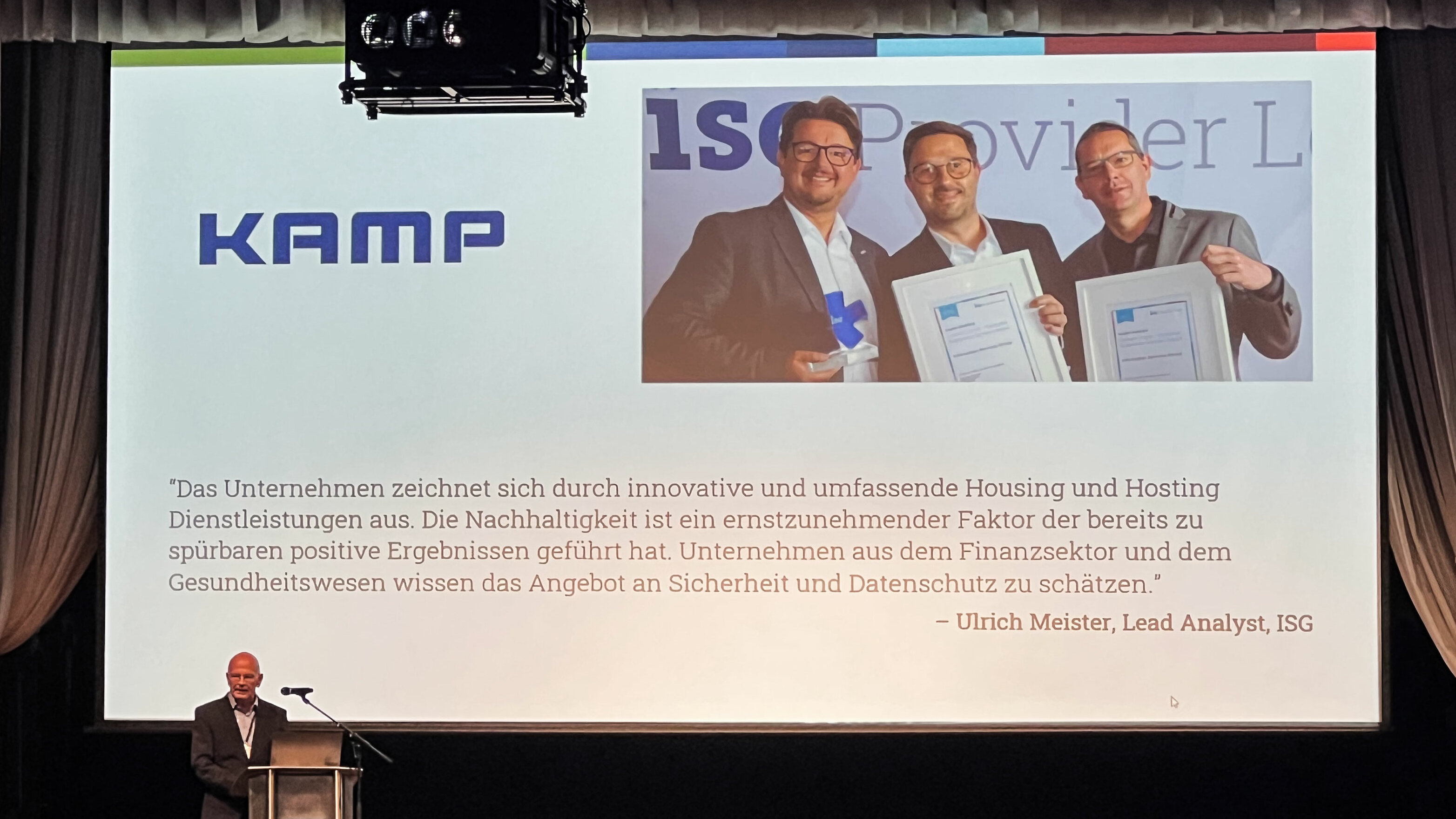 ISG Provider Lens Awards: Analysten verleihen KAMP begehrte Auszeichnung  