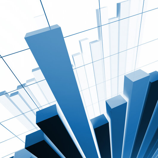 Financial Statistik Dreidimensionale Balkengrafik