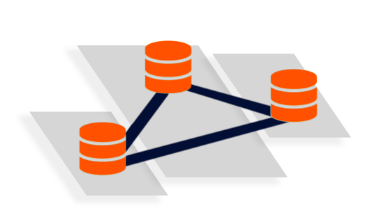 2D Abbildung vom Storage Cluster
