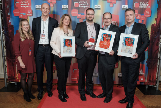 KAMP erhält den eco://award 2018 KAMP erhält den eco://award 2018 in der Kategorie Hosting.