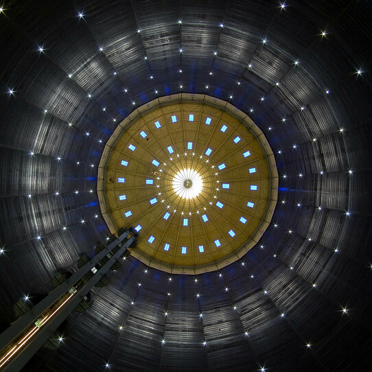 Gasometer Oberhausen Innenraum des Gasometers Oberhausen