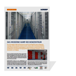 Abbildung des KAMP Rechenzentrum Factsheets