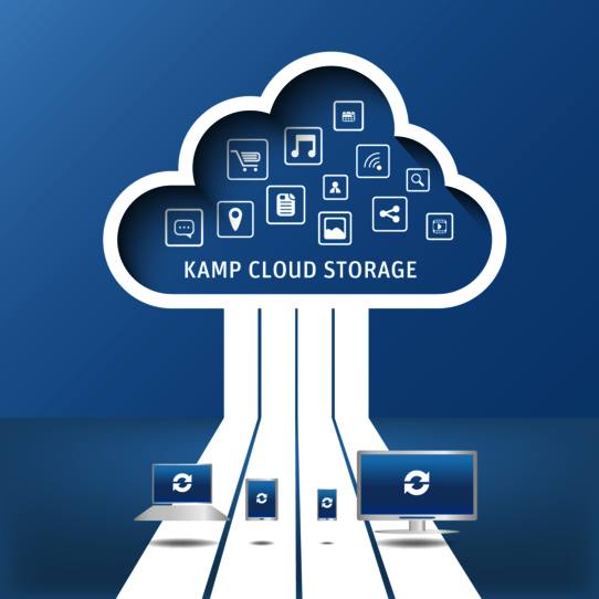 Cloud-Computing-Konzept für Cloud Storage