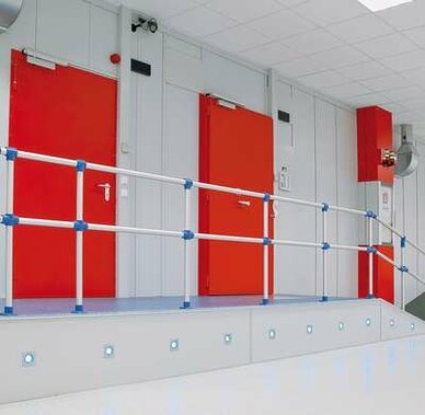 Eingangsbereich des KAMP-Rechenzentrums Eingangsbereich des KAMP-Rechenzentrums, Zutritt zu den Colocation-Bereichen.